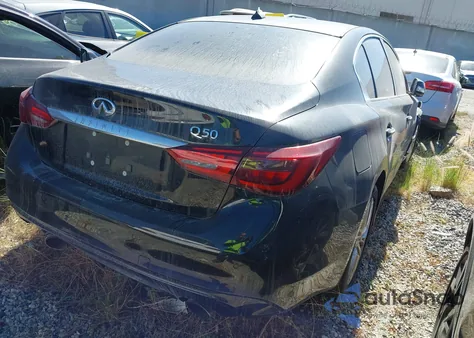 2021 Infiniti Q50 Luxe from USA, damaged, VIN JN1EV7BP4MM706254